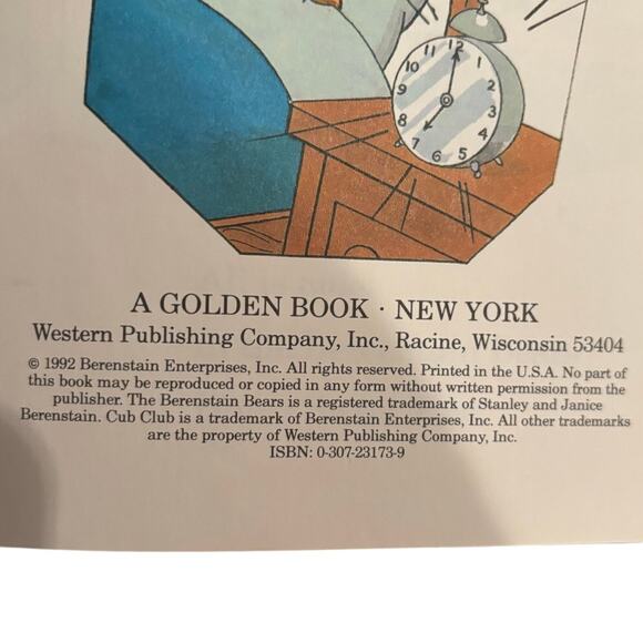 Vintage Lot of 2 Berenstain Bears Books, 1 First Editon 1963, HC - Picture 4 of 5